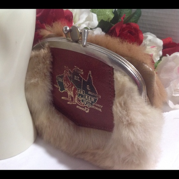 VTG Australia Kangaroo Fur Leather Souvenir Wallet - Picture 2 of 16